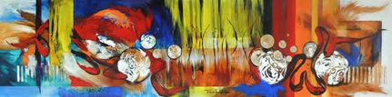 Fundo do Oceano - Under the Sea 0,50 x 2,00 Coleção Particular EUA.jpg