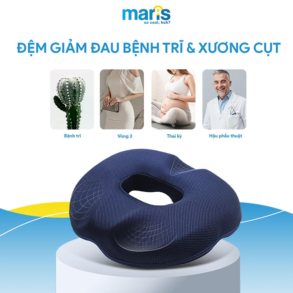 Review Đệm Lót Ngồi Trĩ Maris MR‑503 – Giải Pháp Thoải Mái Cho Người Ngồi Lâu