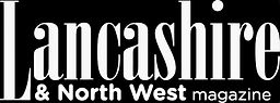 Logo. White text on a black background reads Lancashire and North West Magazine