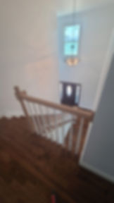 after: new all wooden railing system installed in Flemington NJ
