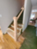 new metal and wood indoor railings, Freehold NJ