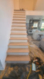 stair with new treads