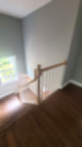 after: new all wood railings installed, bridgewater, NJ