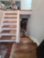 before: indoor stairs needing railings, Toms River, NJ