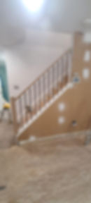 Indoor Stair Railing Installation, Metal and Wood Railings Installed in Beach Haven, New J