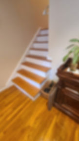 before: staircase without railings