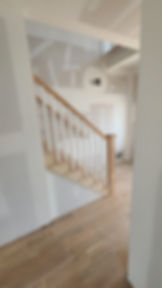 after: new all wood railings installed, Somerset, NJ