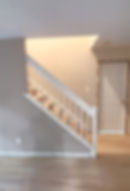 before all wood railing, Morristown NJ