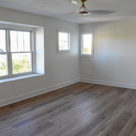 New home addition dining room and living room