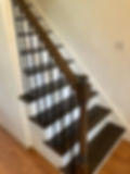 after: new risers staircase repair and new railings in freehold, NJ