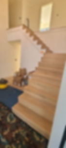 before: new staircase in Princeton, NJ