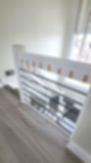 After_ New Baluster Replacement , Black Horizontal Bars Installed in Lanoka Harbor, New Je