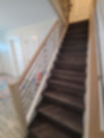 after: modern horizontal railing installed in Sea Isle, NJ