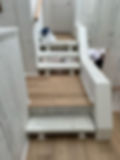 before: staircase needing new railings, Beach Haven, New Jersey
