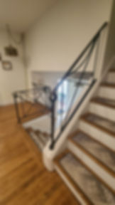 before: all metal railing system