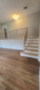 After_ New Indoor Railing, Modern Horizontal Rails Installed in Beachwood, NJ