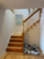 before: wooden railing