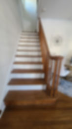 before, old all wooden railings