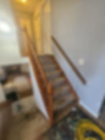 before: stairs and old railings, Forked River, NJ