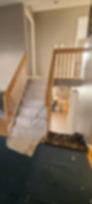 Before: All Wooden Railing, Hamilton Township, New Jersey