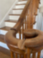 before, old and broken wood railings