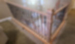Indoor Metal and Wood Railings Installed in Brick, New Jersey