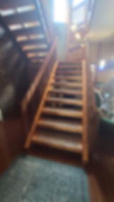 cabin style all wooden railings, Brick NJ