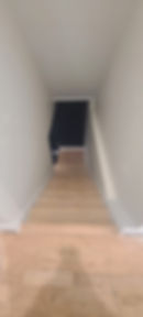 all wooden staircase