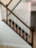 before: all wooden railings