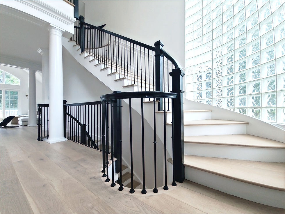 Nesting Full Railing Indoor Railing Project Case Studies | Toms River, NJ