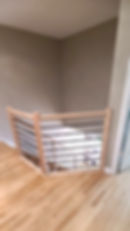After: Horizontal Metal and Wood Railing, Installed in Little Silver, New Jersey