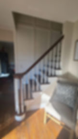 before: old stairs and railings