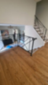 before: all metal railing system