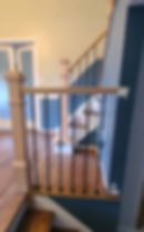 New Metal (Twist + Basket) Baluster and Wood Railings installed in Red Bank, New Jersey