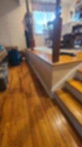 split level home needing railings