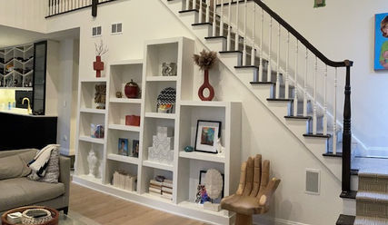 before: all wooden traditional railings