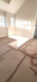 Before: Staircase needing Railings