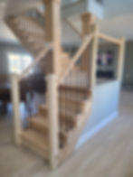 after: fixed and updated interior railing system