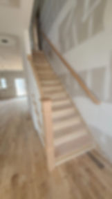 after: new all wood railings installed, Somerset, NJ