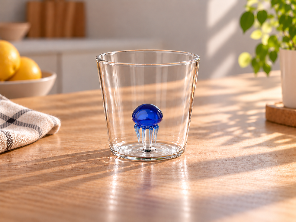 Verre figurine méduse 280ml