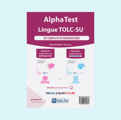 Alpha Test Lingue. Kit di preparazione