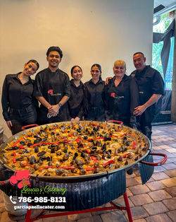 Our team cooking for 230 people.