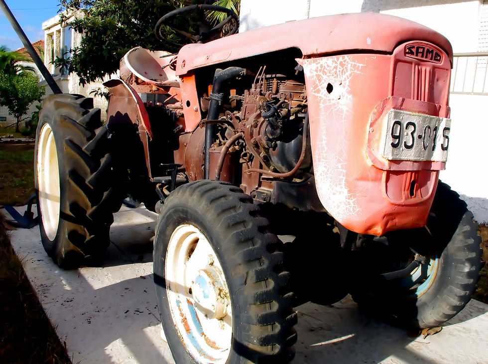 Vintage Red Tractor