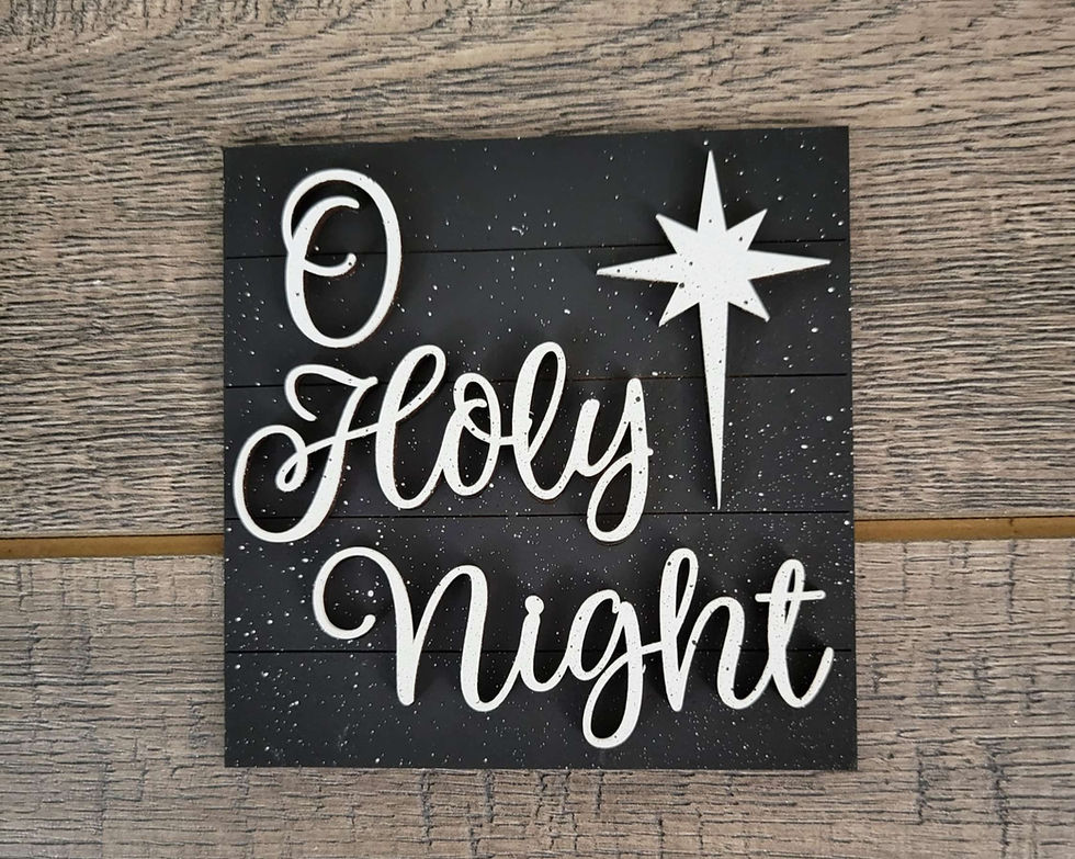 Thumbnail: O Holy Night tiles set of 6 tiles