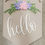Thumbnail: Hello Floral Pennant Sign