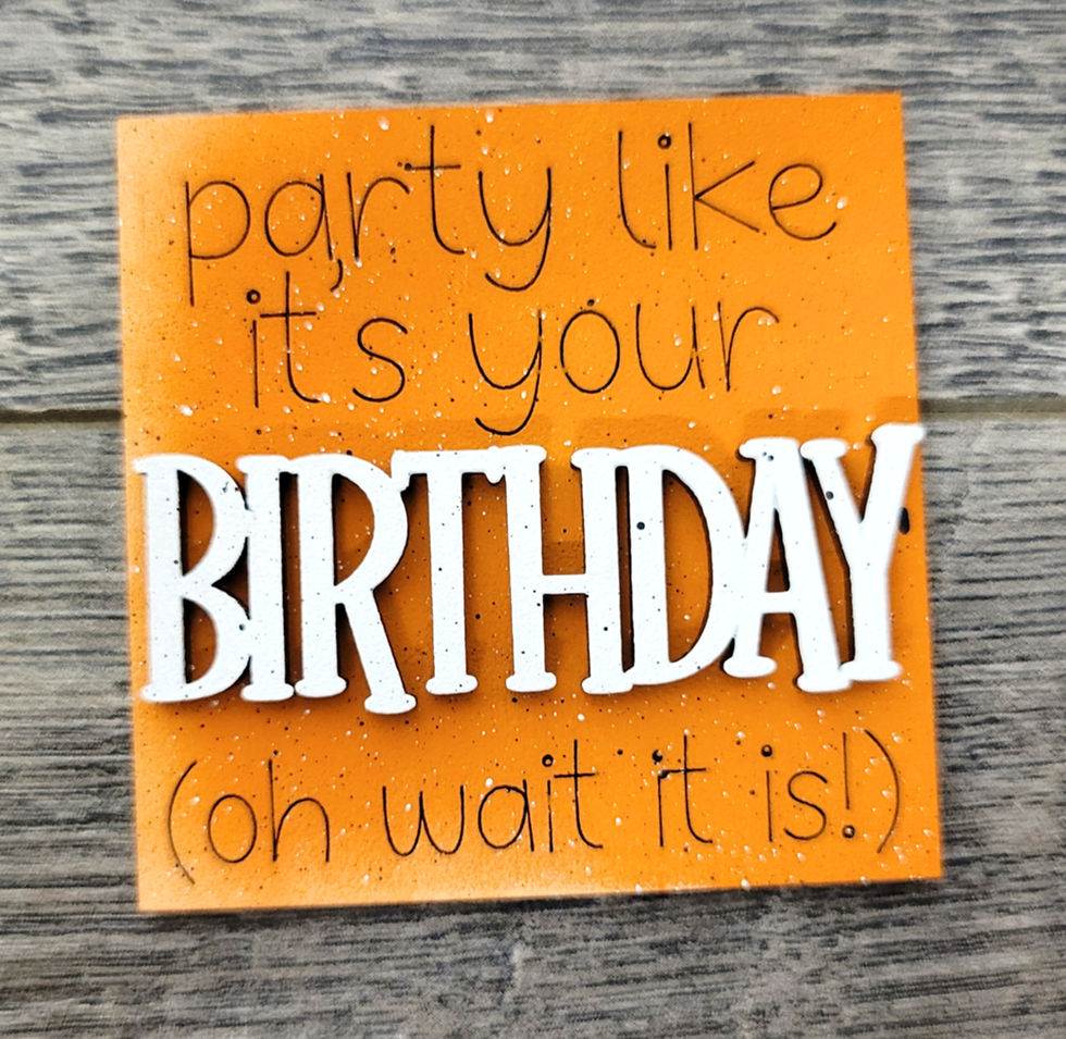 Thumbnail: Birthday Mini Interchangeable Tiles