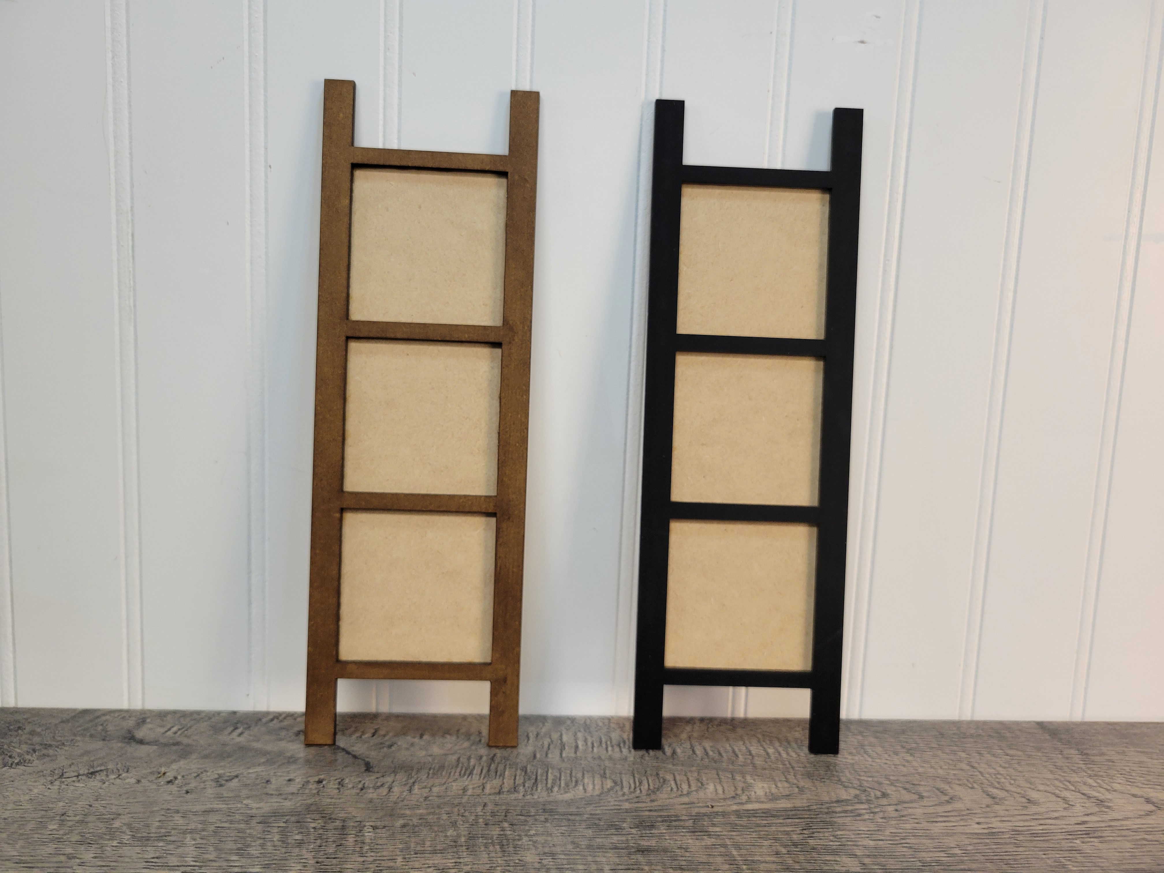 Standard 3 place interchangeable leaning Ladder (Finished)