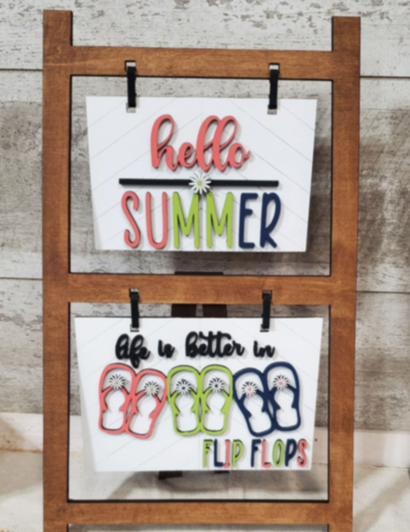 Hello Summer Easel tile set