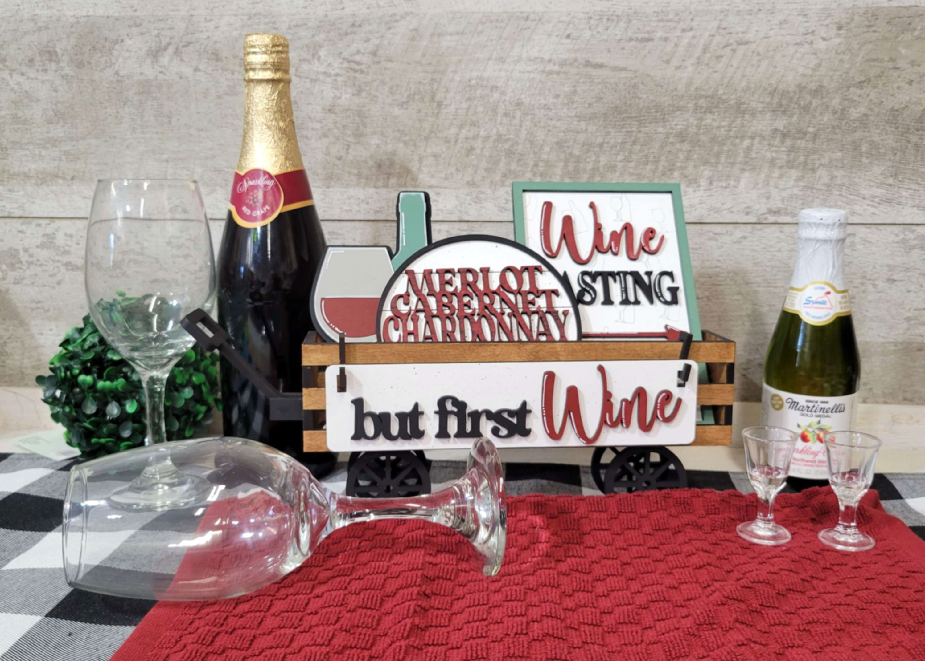 But first wine wagon/bench add on