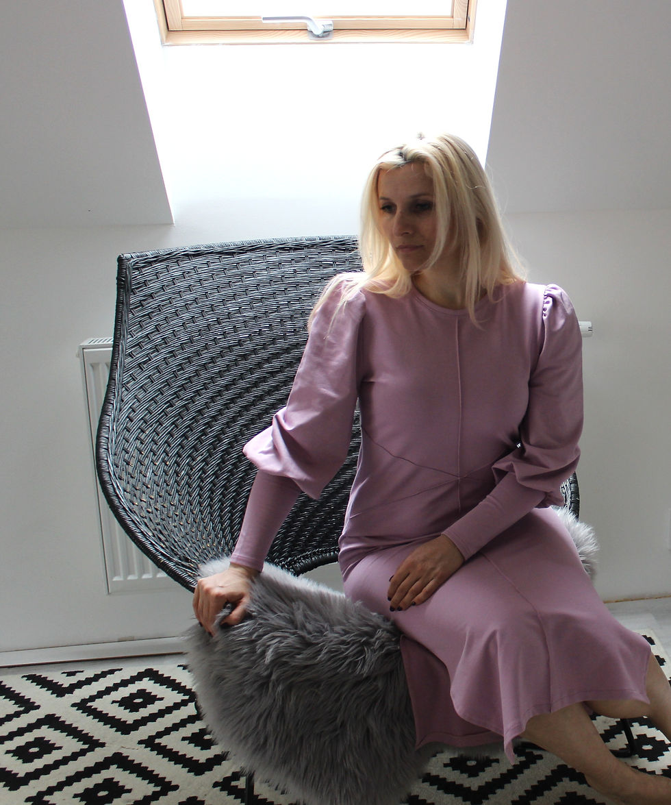 Šaty DIVA Lila light